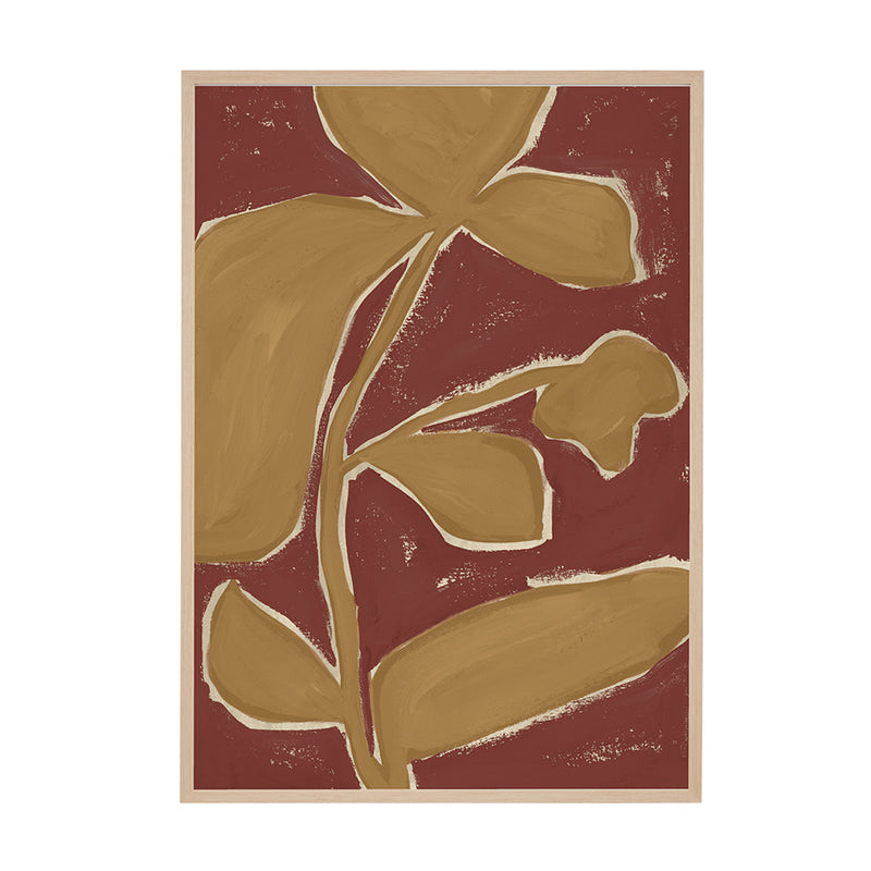 Rust / Framed Art Print, No Border / 33 x 45cm