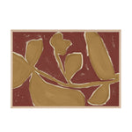 Rust / Framed Art Print, No Border / 33 x 45cm