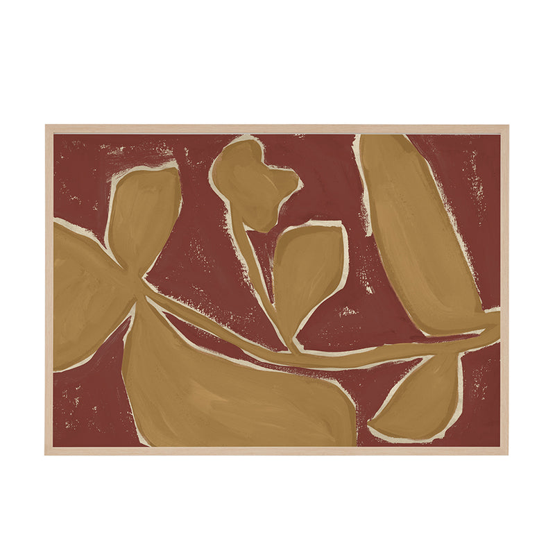 Rust / Framed Art Print, No Border / 33 x 45cm