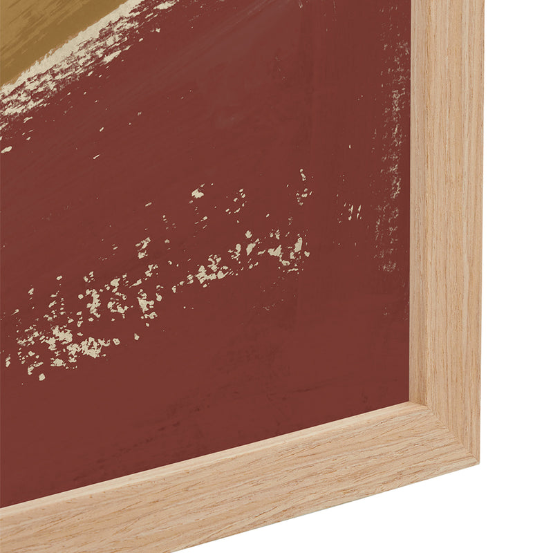Rust / Framed Art Print, No Border / 33 x 45cm
