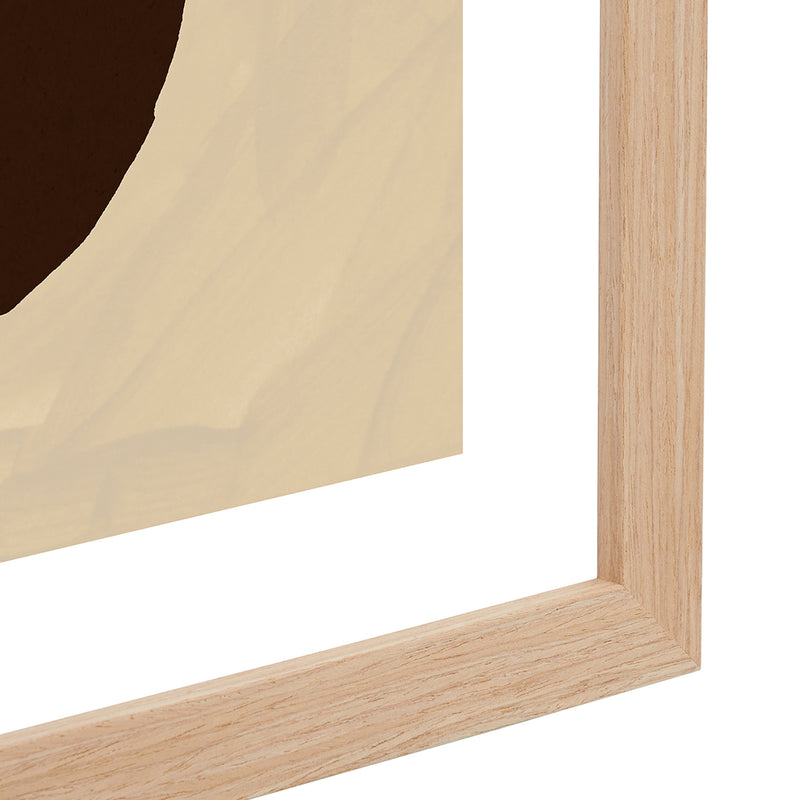 Natural / Framed Art Print / 33 x 45cm