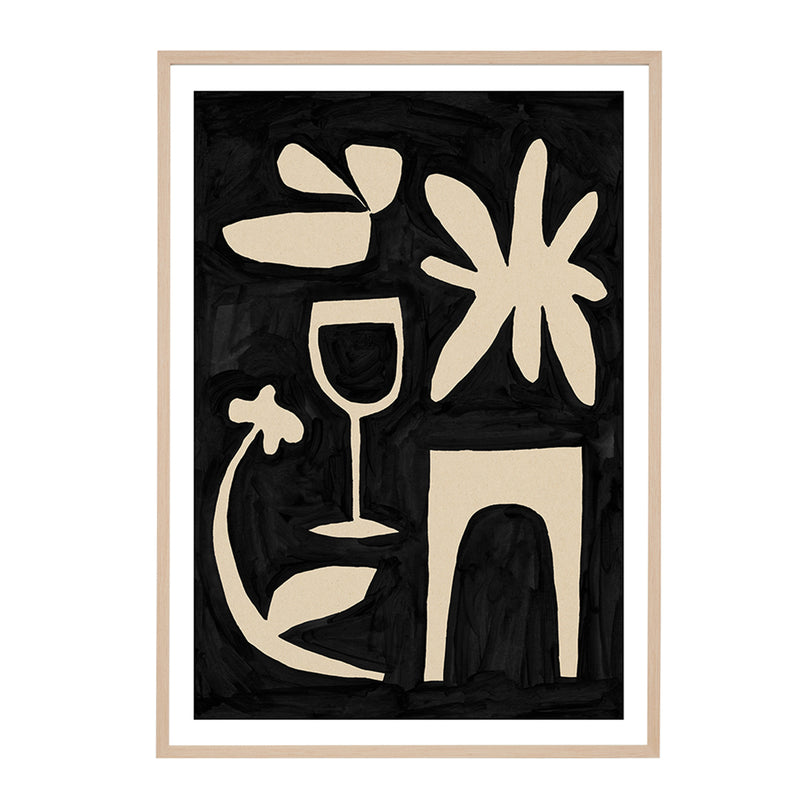 Charcoal / Framed Art Print / 45 x 62cm
