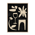 Charcoal / Framed Art Print, No Border / 33 x 45cm