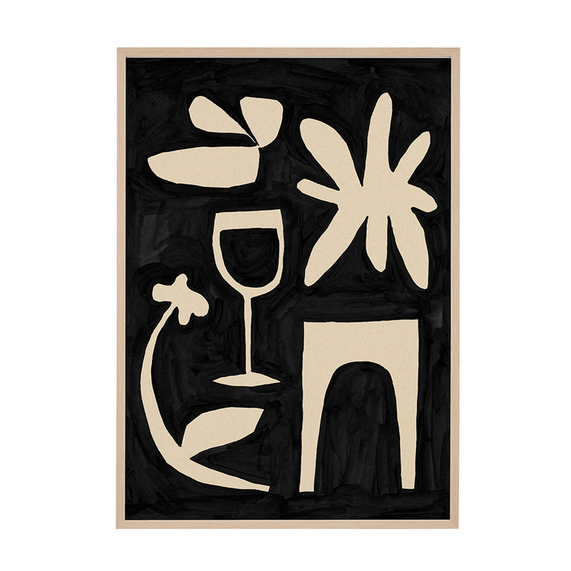 Charcoal / Framed Art Print, No Border / 33 x 45cm