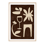 Chocolate / Framed Art Print / 33 x 45cm