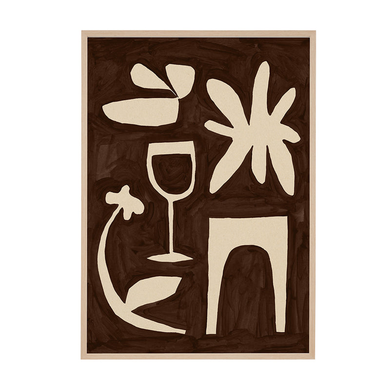Chocolate / Framed Art Print, No Border / 33 x 45cm