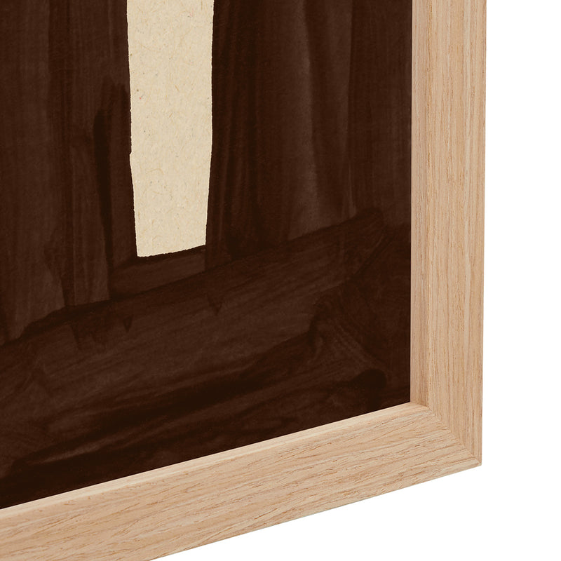 Chocolate / Framed Art Print, No Border / 33 x 45cm