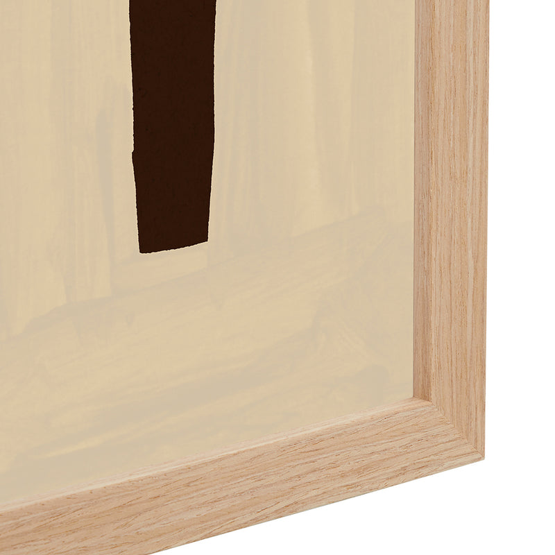 Natural / Framed Art Print, No Border / 33 x 45cm