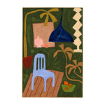 Green / Framed Canvas / 42 x 62cm