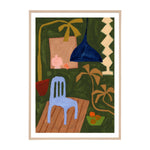 Green / Framed Art Print / 33 x 45cm