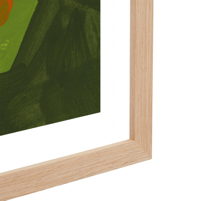 Green / Framed Art Print / 33 x 45cm
