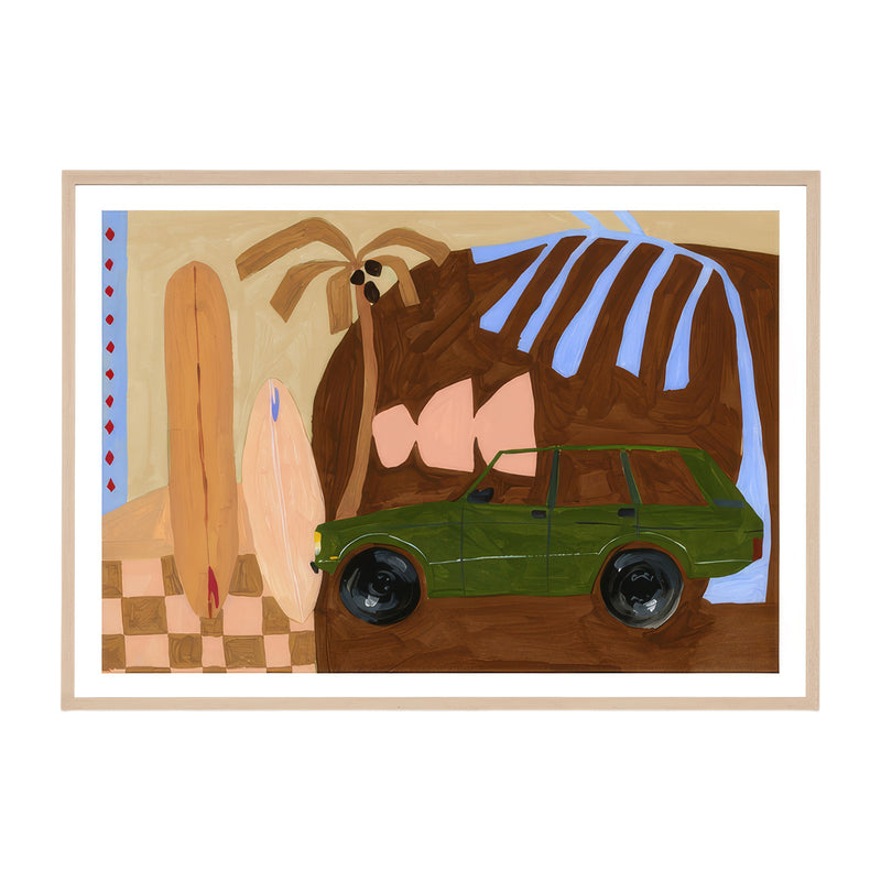 Nutmeg / Framed Art Print / 45 x 33cm