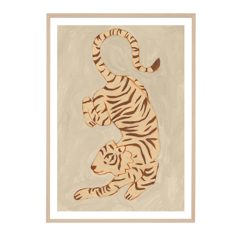 Natural / Framed Art Print / 33 x 45cm