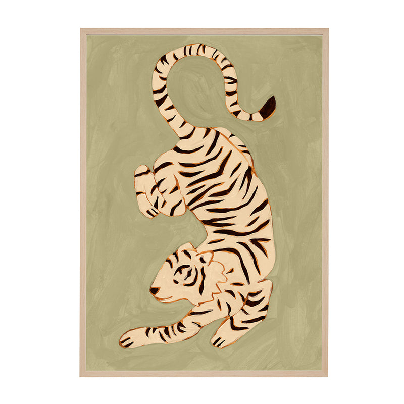 Sage / Framed Art Print, No Border / 33 x 45cm