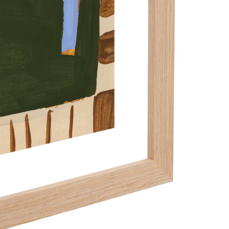 Green / Framed Art Print / 33 x 45cm