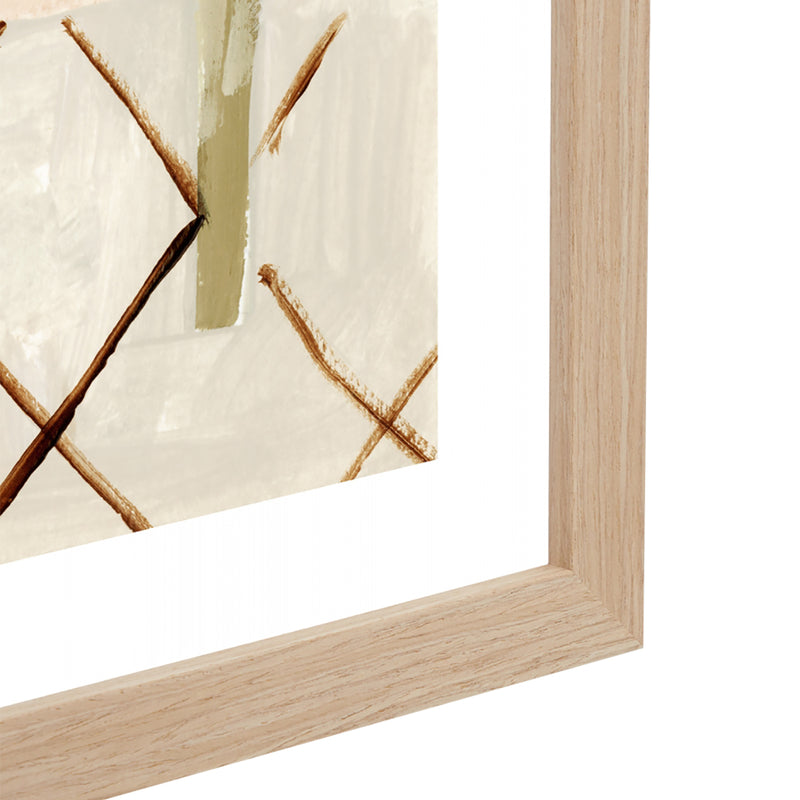Palm Alfresco Blush Framed Print