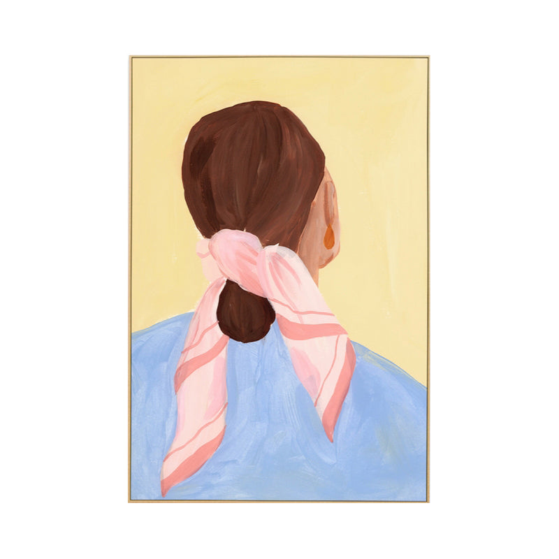Pensive Portrait Bright 2 Art Print