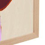 Mauve / Framed Art Print / 38 x 38cm