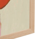 Red / Framed Art Print / 38 x 38cm