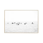 Byron Surfers Art Print