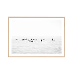 Byron Surfers Art Print