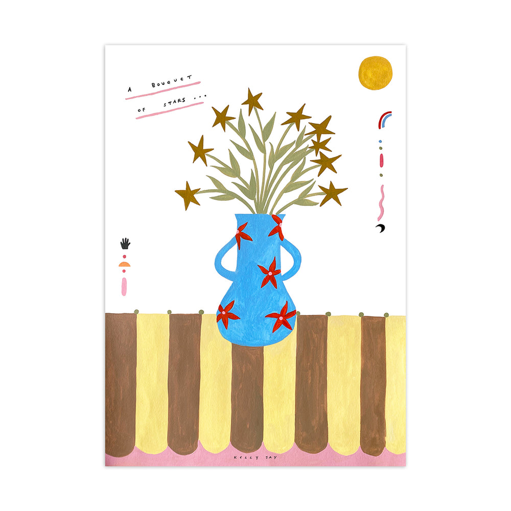 A Bouquet of Stars Print