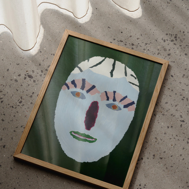 Bright Hair Portrait Print