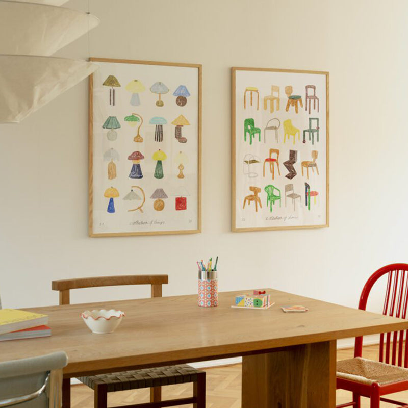 A Collection of Chairs Art Print