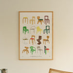 A Collection of Chairs Art Print