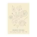 Delights at the Table Art Print