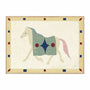 Horse Geometri Art Print - 30 x 40cm