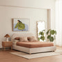 Cloud Queen Bed - Cream Boucle