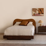 Caramel Textured Weave / Walnut