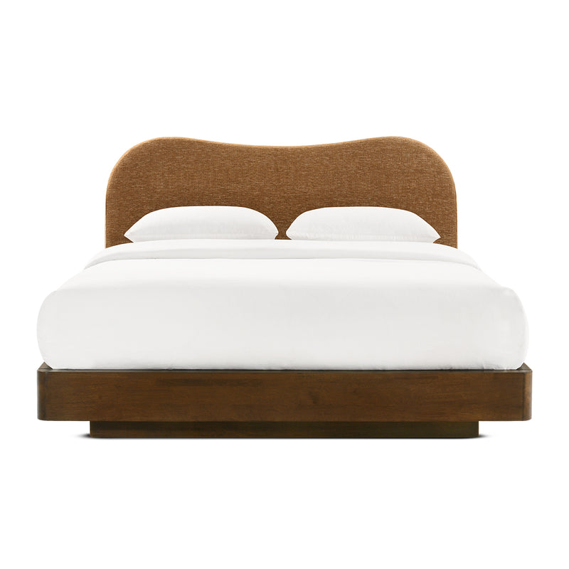 Caramel Textured Weave / Walnut