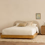 Cloud Timber King Bed - Sand Boucle / Oak