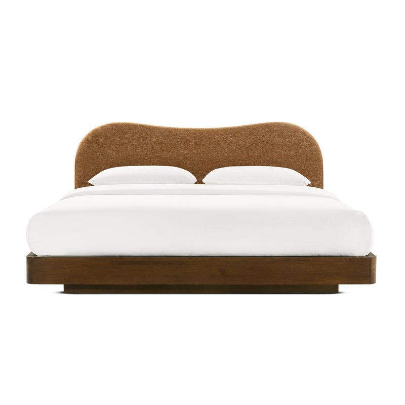 Caramel Textured Weave / Walnut