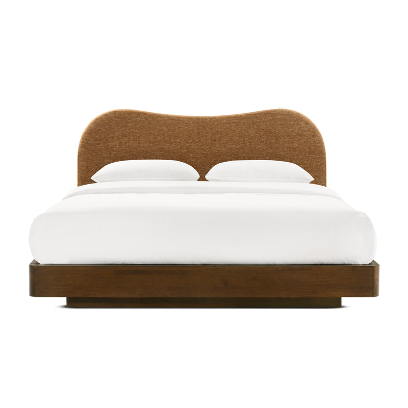 Caramel Textured Weave / Walnut
