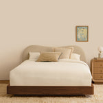 Sand Boucle / Walnut