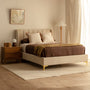 Georgia Double Bed - Cream