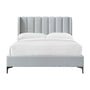 Georgia Double Bed - Light Grey