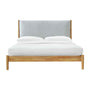 Luna King Bed - Light Grey