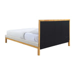 Amelia Queen Bed (Oak, Cream)