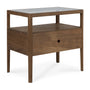 Spindle Bedside Table - Teak