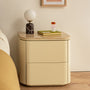 Carmella Marble Bedside Table - Ivory / Crema Marble
