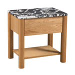 Black Calacatta Viola Marble / Oak