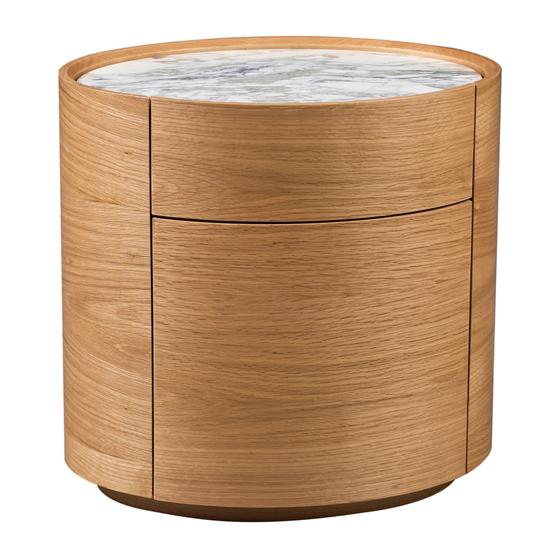 Arabescato Carrara Marble / Oak
