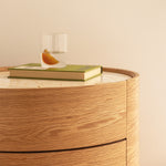 Golden Spider Marble / Oak