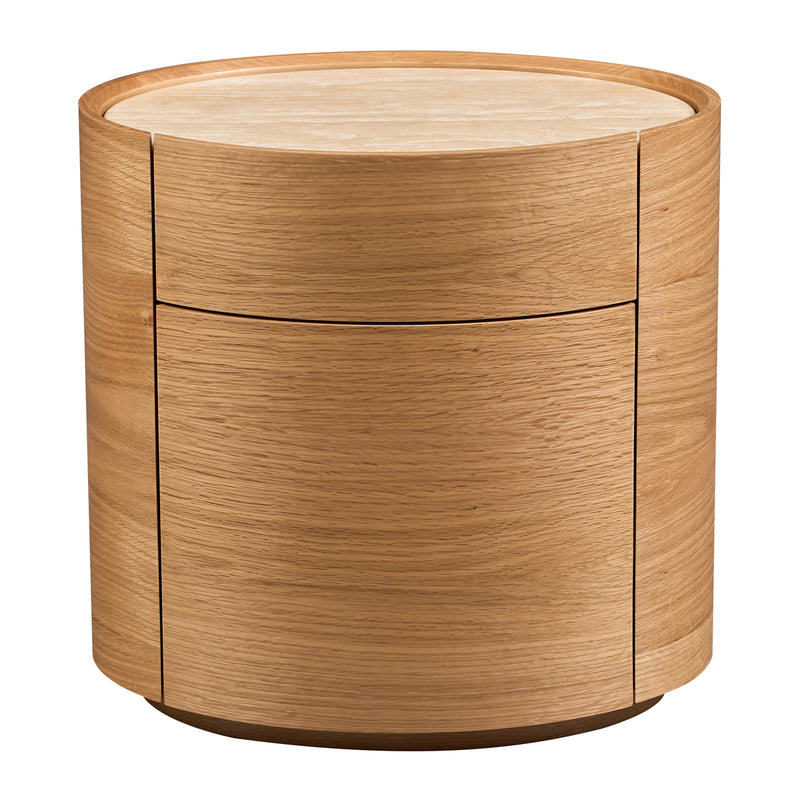 Travertine / Oak