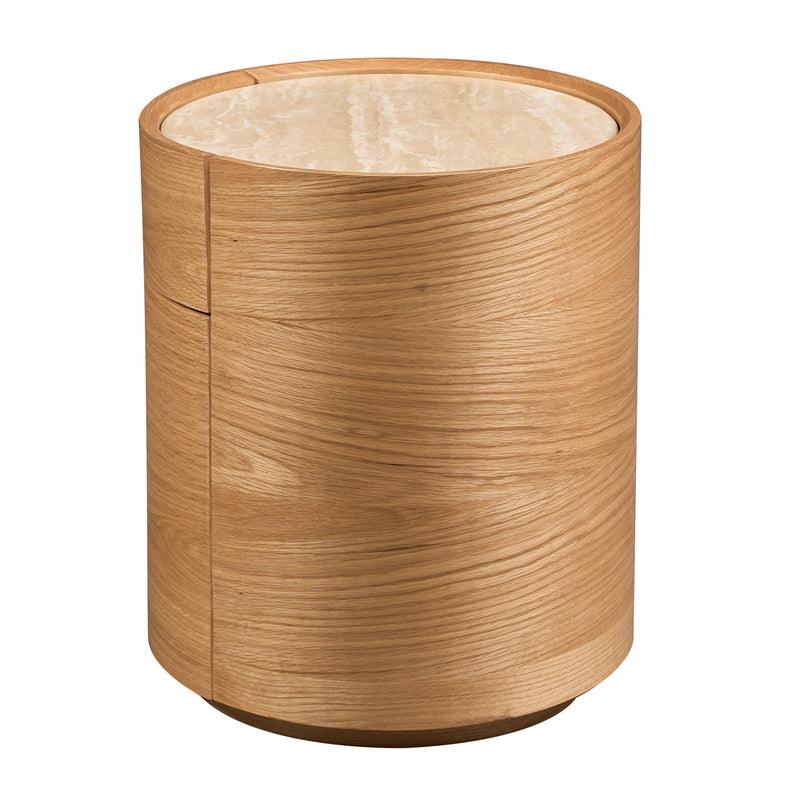Travertine / Oak