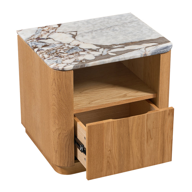 Ocean Storm Marble / Oak